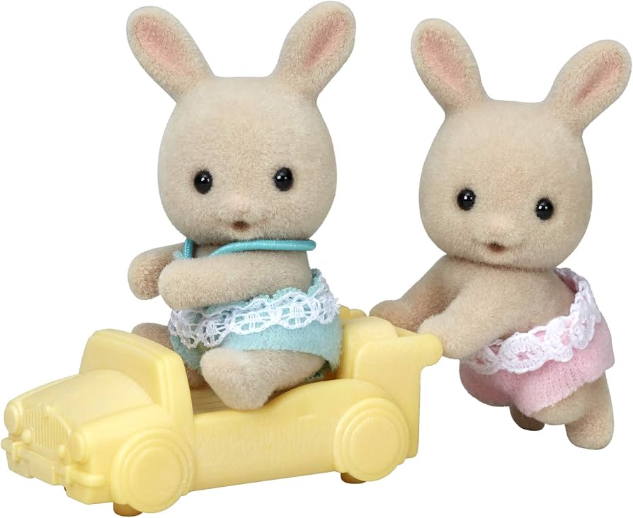 Amazon | シルバニアファミリー 人形 【 みるくウサギのふたごちゃん