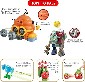 Amazon.co.jp: ROLOSO 植物とゾンビ おもちゃ フィギュア 対 豆鉄砲
