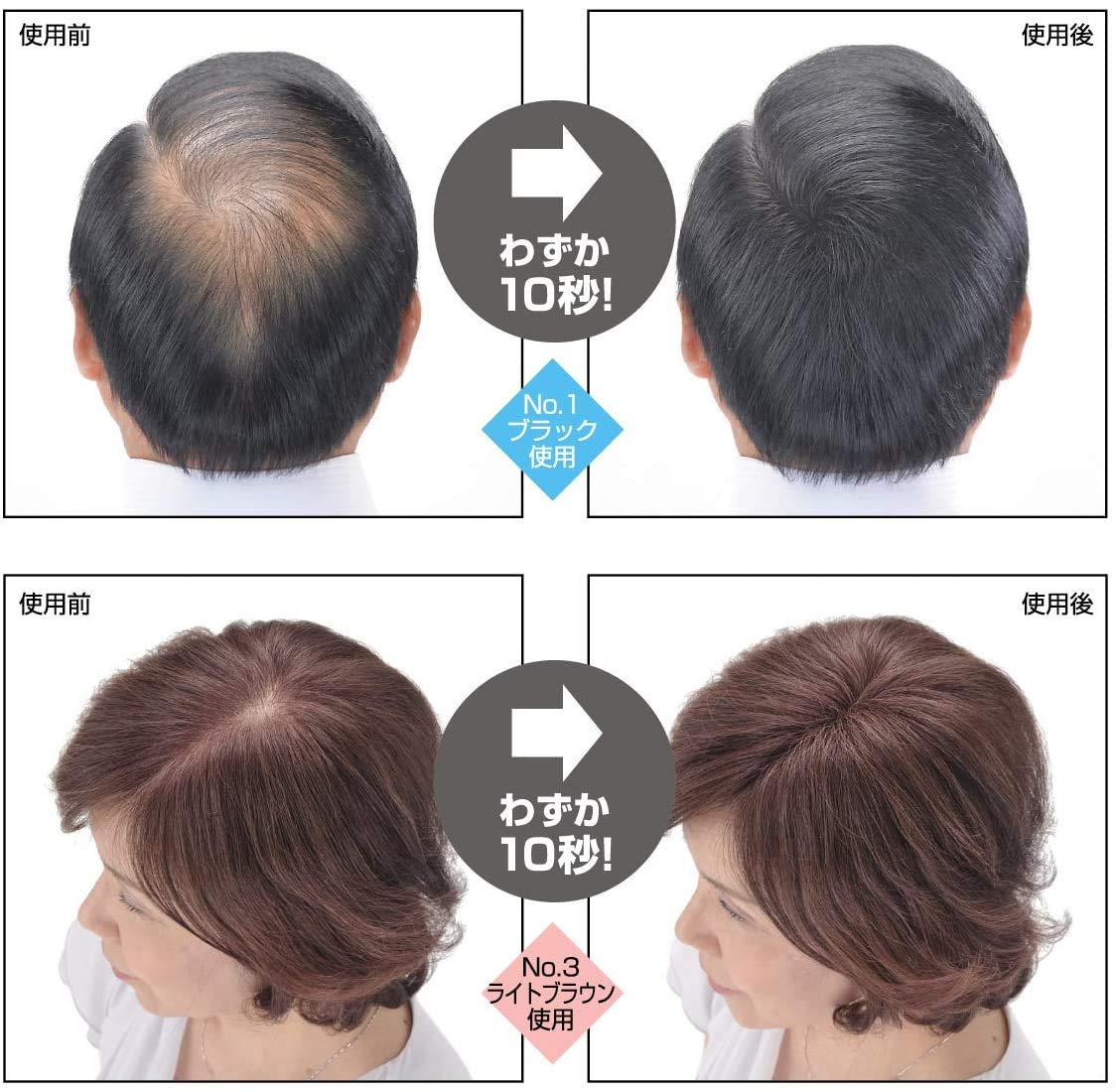 Amazon | スーパーミリオンヘアー ミニセット No.1 ブラック (スーパー