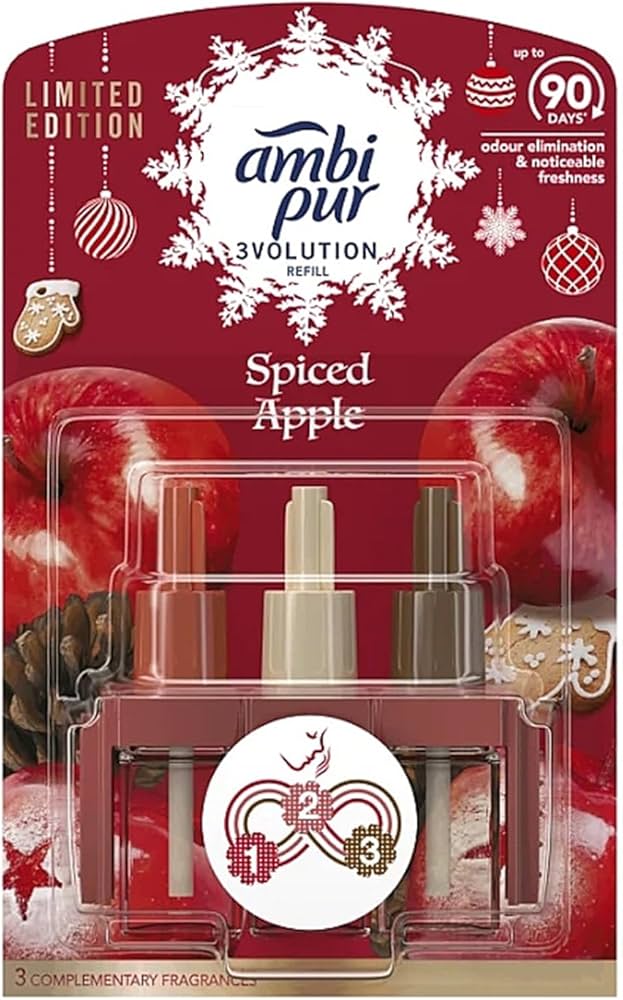 Ambi Pur 3Volution Air Freshener Spiced Apple Refill, 20ml
