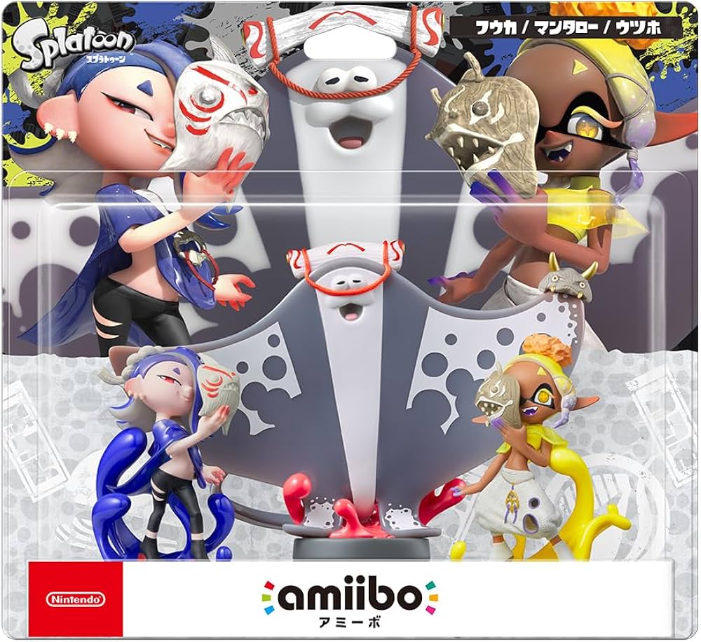 Amazon.co.jp: amiibo すりみ連合セット[フウカ／ウツホ／マンタロー