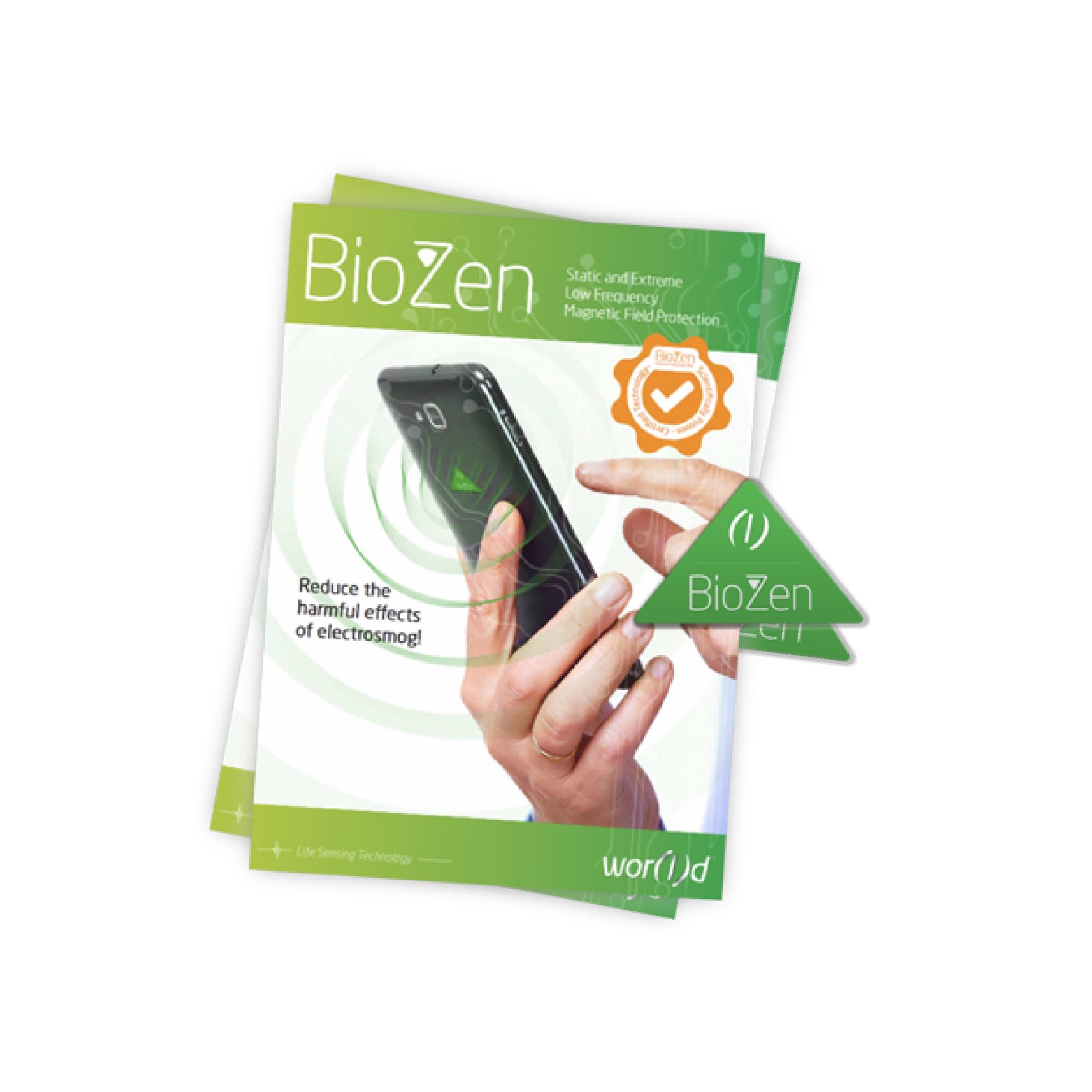 Amazon.co.jp: 2枚セット バイオゼン（BIOZEN)電磁波軽減マイクロ
