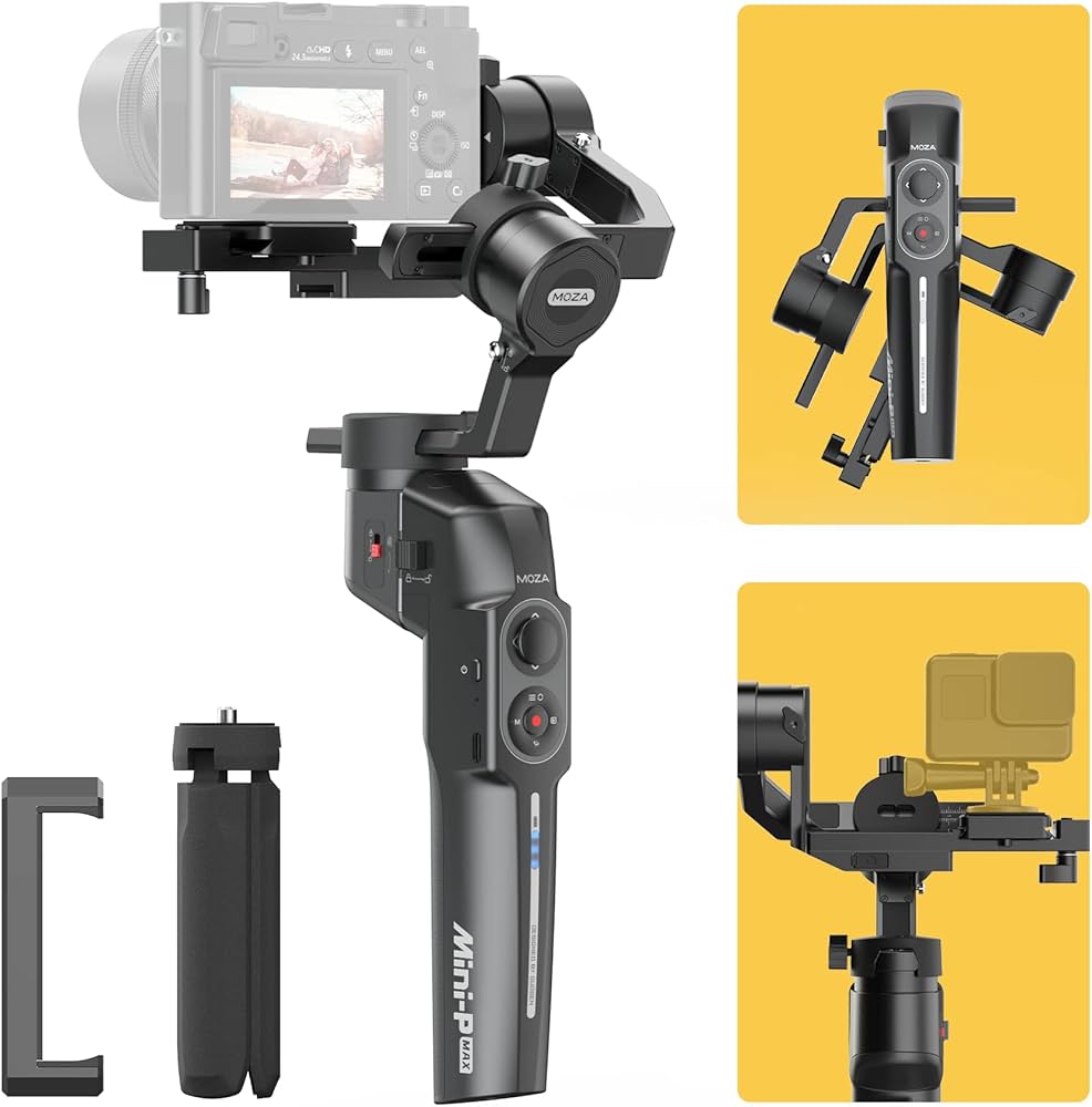 Amazon.co.jp: MOZA 3軸スタビライザー Mini-P スマホ 一眼レフ gopro