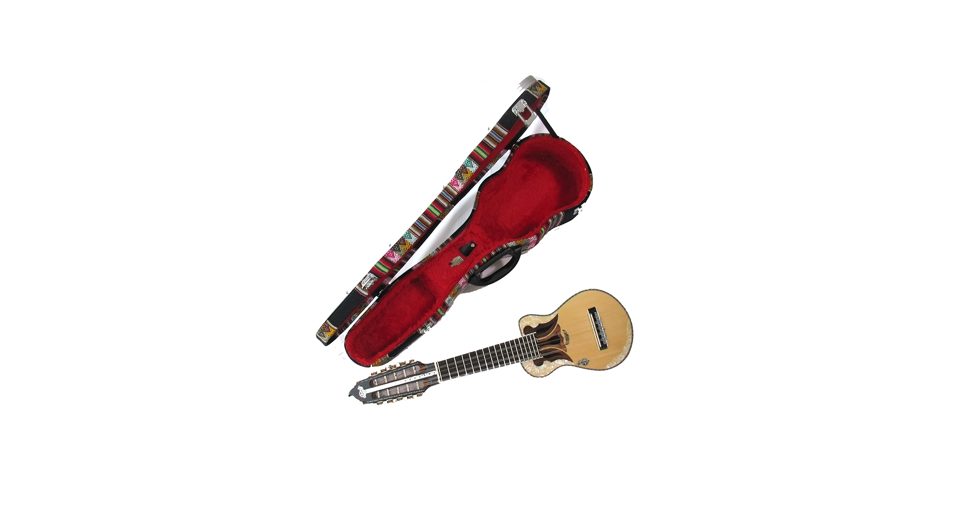 Amazon.co.jp: 【 CHARANGO EL CHASQUI 】ハードケース付き 民族楽器