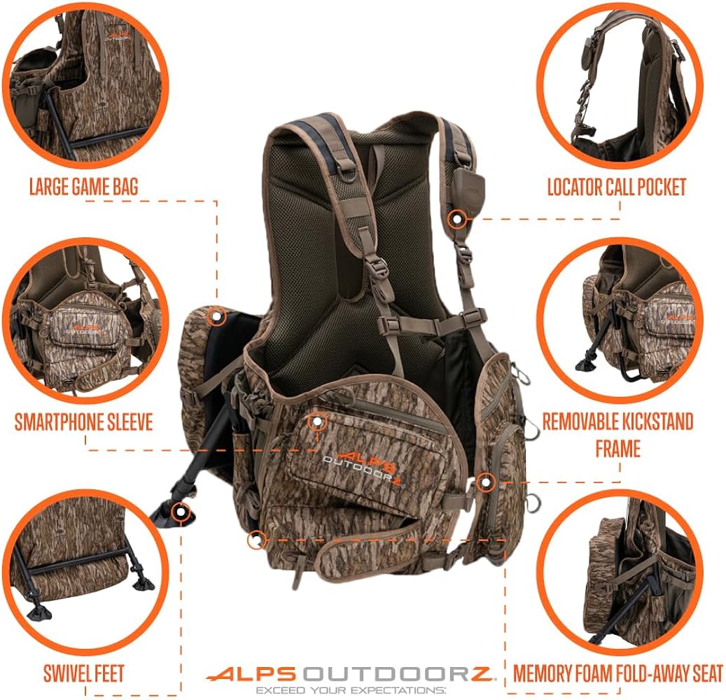 Amazon.com : ALPS OutdoorZ Grand Slam Turkey Vest Featuring