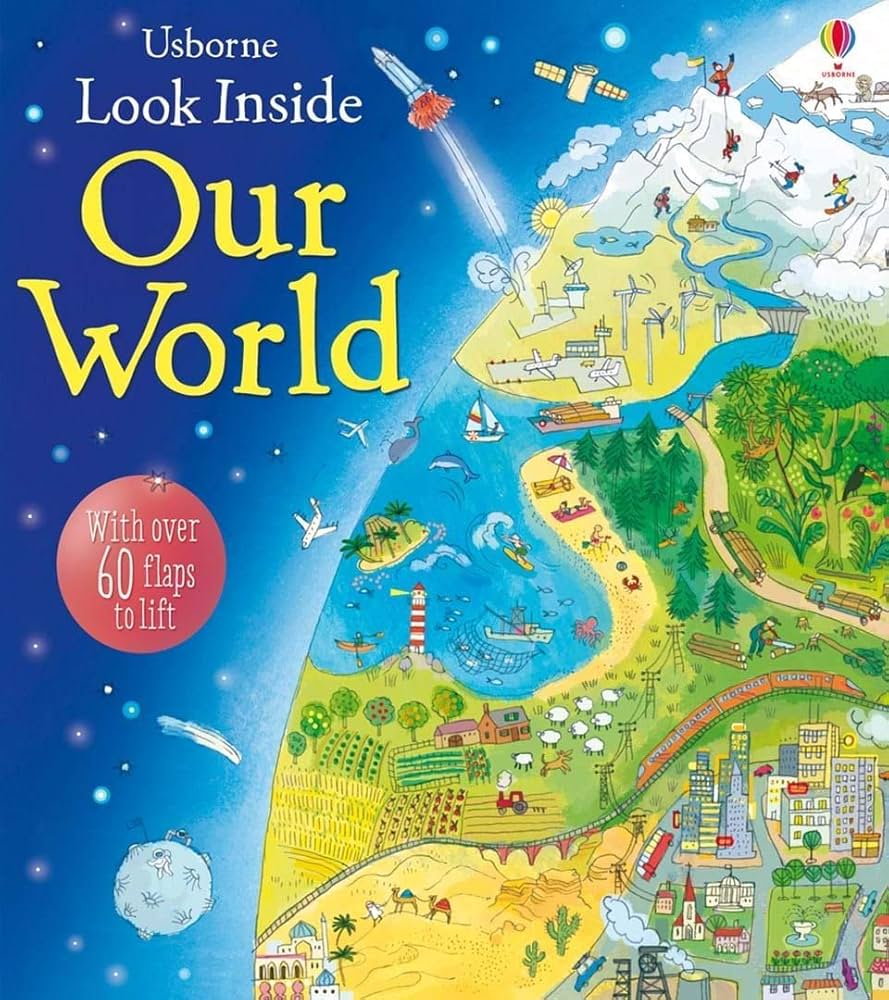 Usborne Look Inside Our world 6 Books Collection Pack Set ( Seas