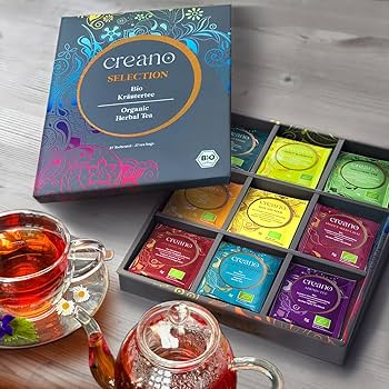 Amazon.com: Creano Organic Herbal Tea Sampler Gift Set - Tea Gift