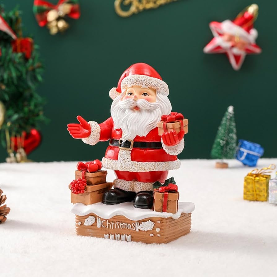 Amazon.co.jp: Psooyth クリスマス サンタ クロース フィギュア,サンタ