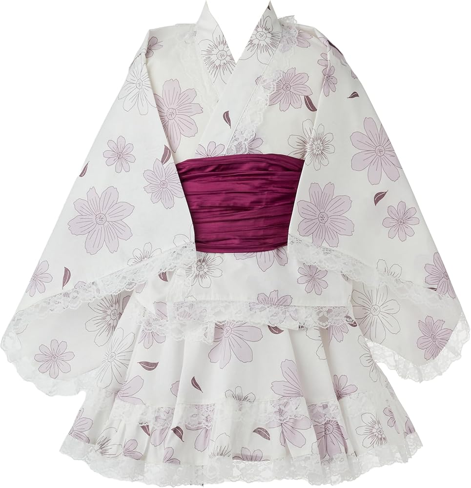 Amazon | 浴衣 子供 女の子 セパレート ゆかた ドレス 浴衣ドレス