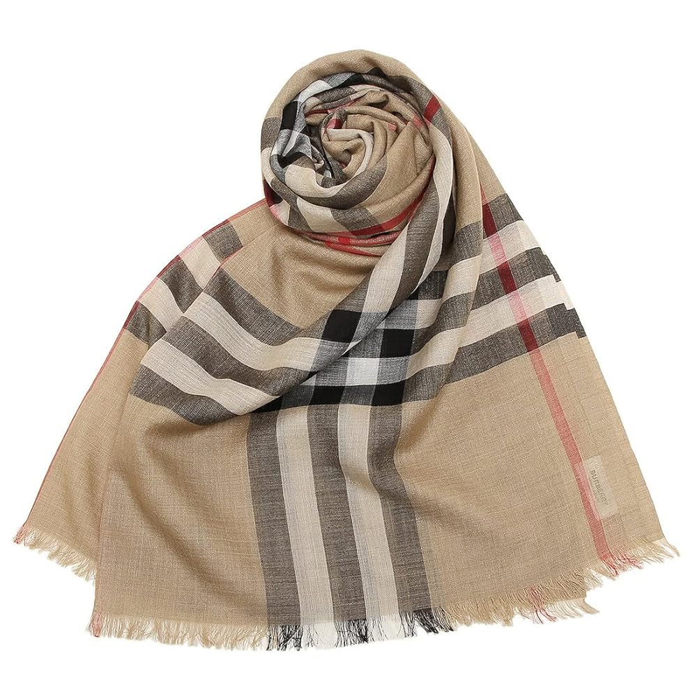 BURBERRY チェック柄ストール 【公式通販】