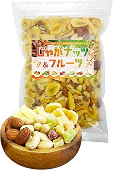 Amazon.co.jp: ナッツ ミックスナッツ 【NZラボ】 じゃがナッツ