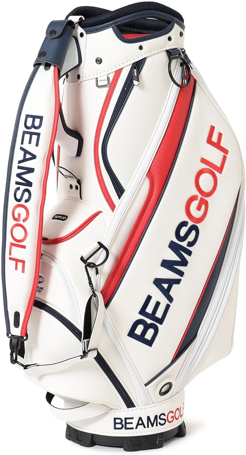 ビームス ゴルフ キャディバック トリコロール 軽量