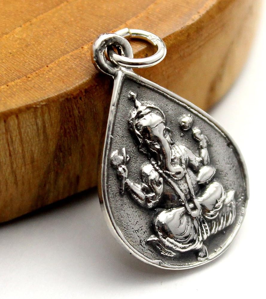 Amazon.co.jp: インド ガネーシャ ドロップ ペンダントトップ