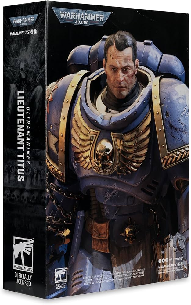 Amazon.com: McFarlane Toys - Warhammer 40,000 Lieutenant Titus