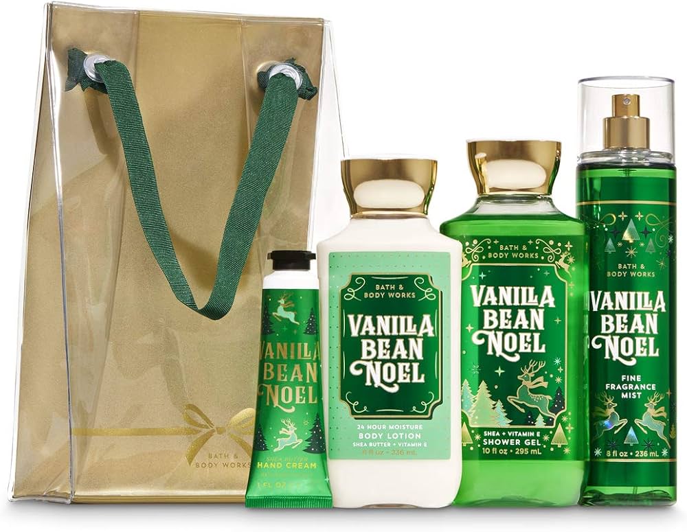 Amazon.com : Bath & Body Works VANILLA BEAN NOEL Gift Bag : Beauty