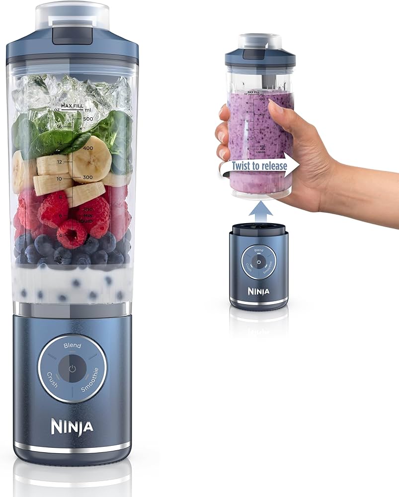 Amazon.com: Ninja Blast Max, Portable Blender + Twist & Go