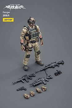 Amazon | JOYTOY ミリタリーフィギュア レーンジャー 1/18スケール