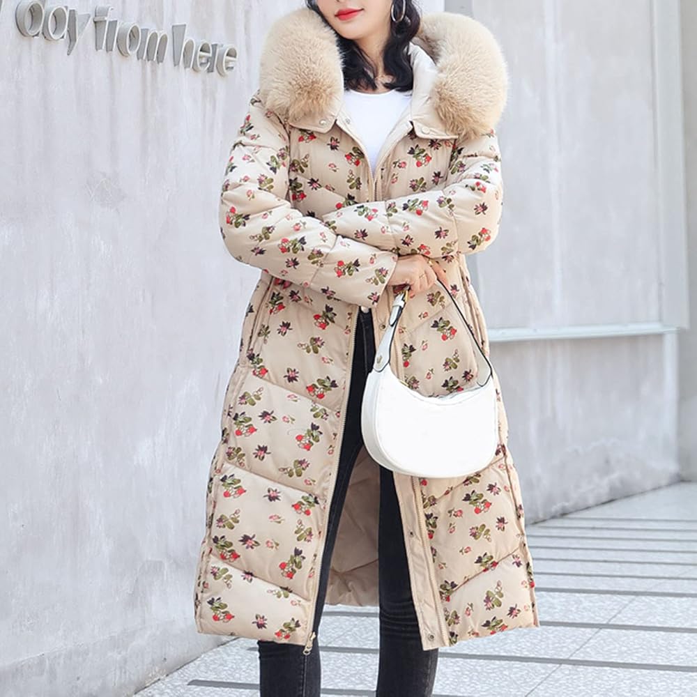 Amazon.com: Winter Thicken Puffer Coat Flare Jacket Solid Coat