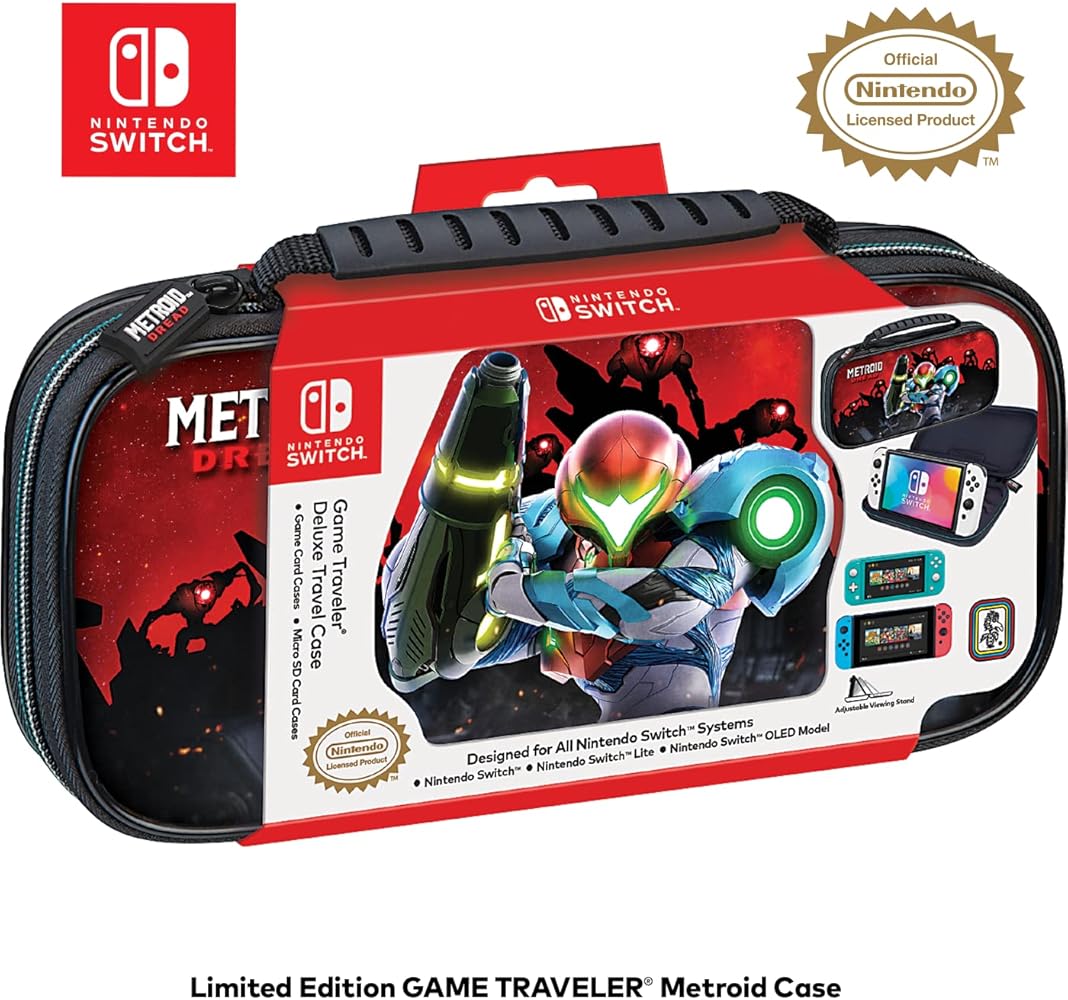 Amazon.com: Game Traveler Metroid Nintendo Switch Case - Switch