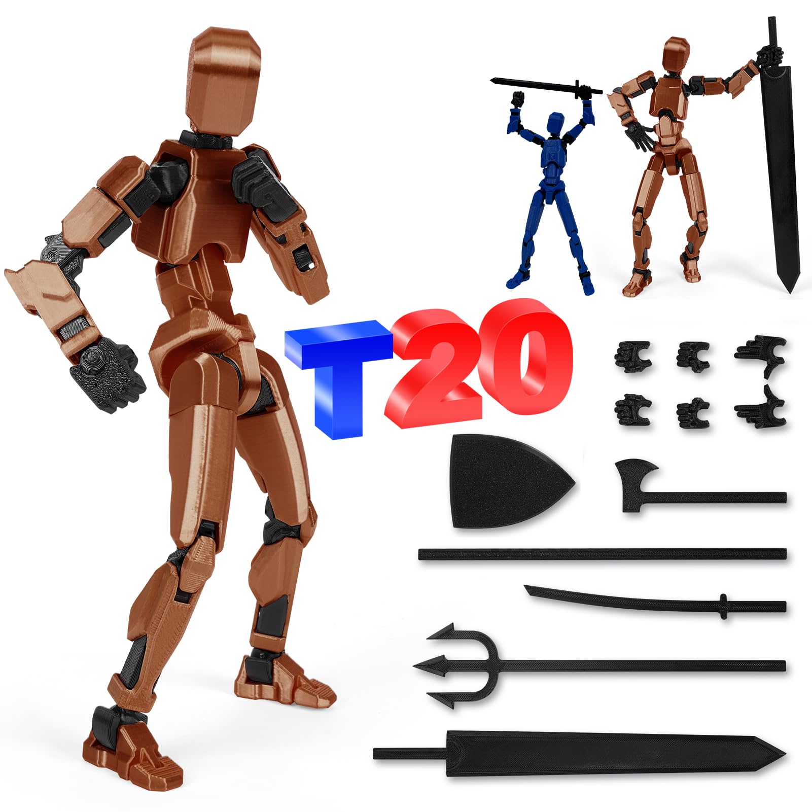 Amazon.co.jp: Gencokok Titan 13 アクションフィギュア T13 20cm/8.1