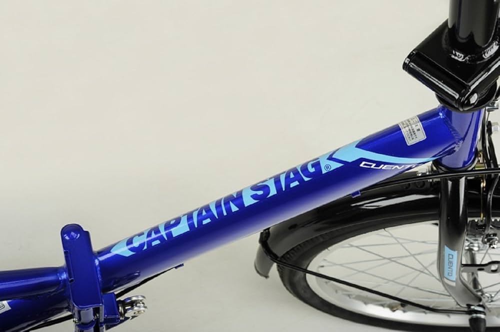 キャプテンスタッグ折りたたみ自転車クエント20インチブラック取説付