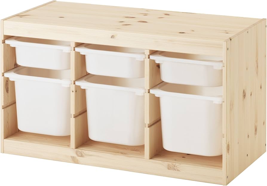 Amazon｜【IKEA/イケア】TROFAST 収納コンビネーション, パイン材