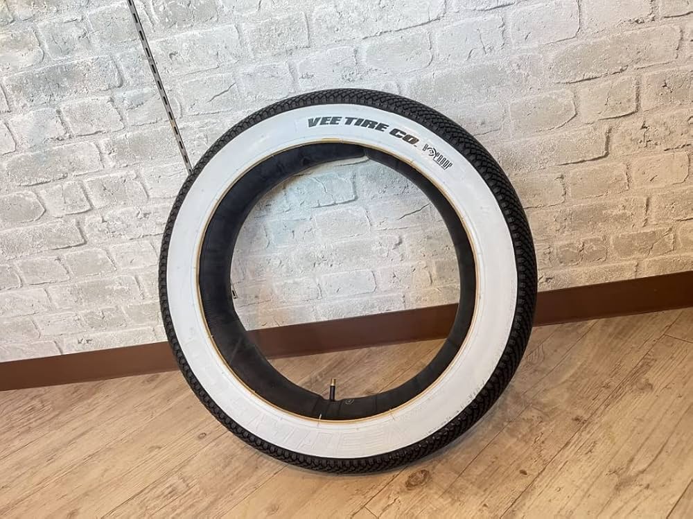 Amazon | E-BIKE 自転車用 ファットタイヤ ホワイトリボン タイヤ