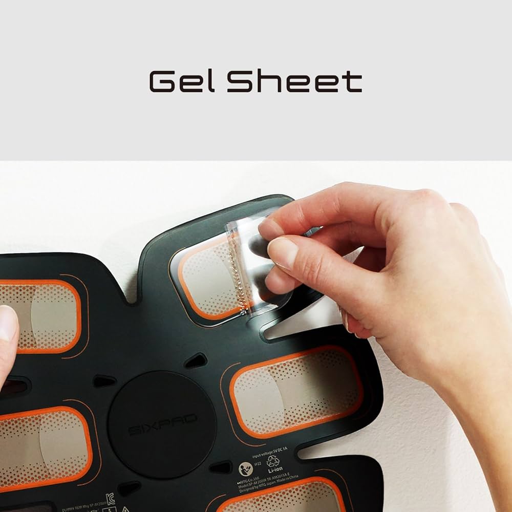Amazon.co.jp: シックスパッド アームベルト高電導ジェルシート(SIXPAD