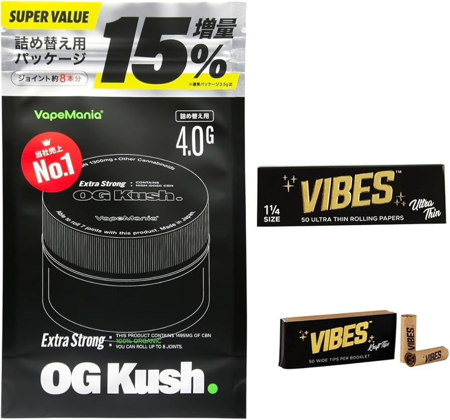 Amazon.co.jp: 【新基準対応】 VapeMania CBN ハーブ Extra Strong OG