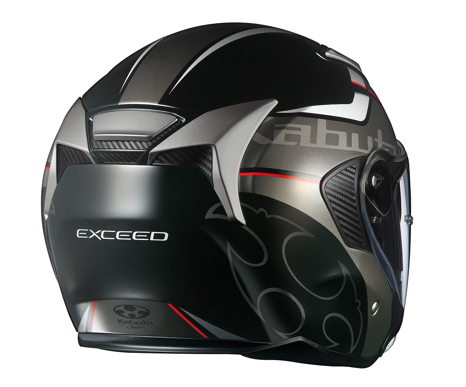 Amazon | OGK KABUTO EXCEED GLIDE ブラックガンメタ L59-60cm
