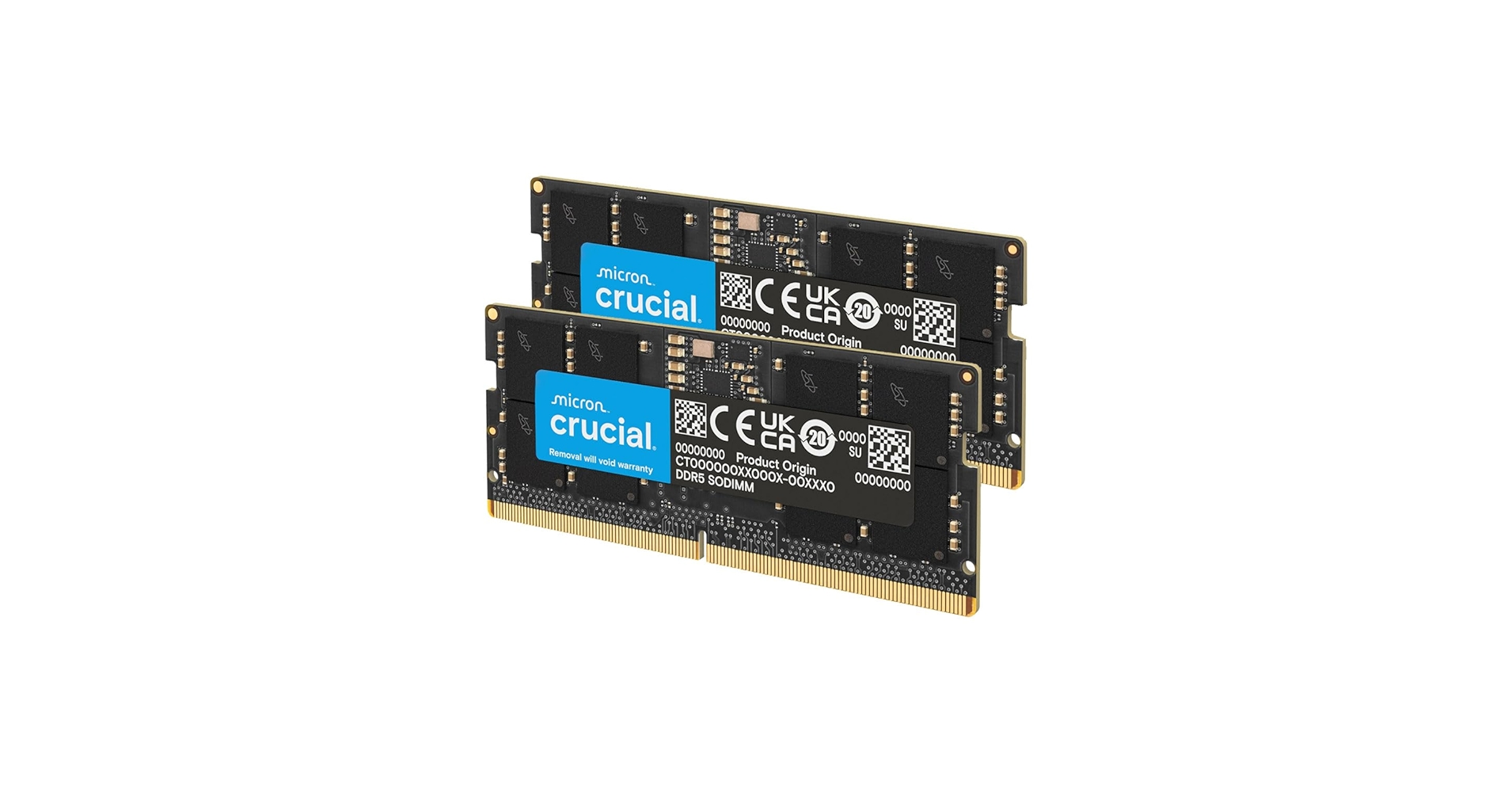 Crucial 32GB DDR5 RAM Kit (2x16GB), 5600MHz (or 5200MHz or 4800MHz