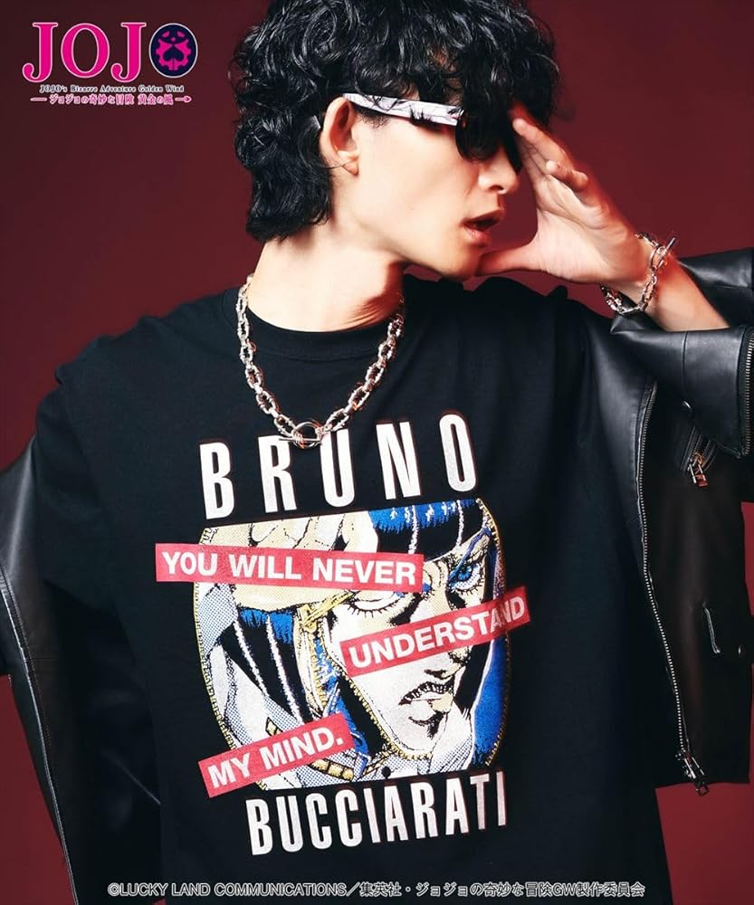 Amazon | [glamb] JOJO ジョジョ グラム Bruno Bucciarati T-shirts II