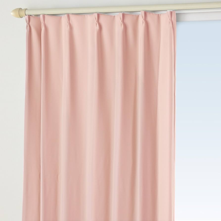 Amazon｜1級遮光カーテン 防炎 形状記憶 Aフック 幅150×丈220cm 2枚