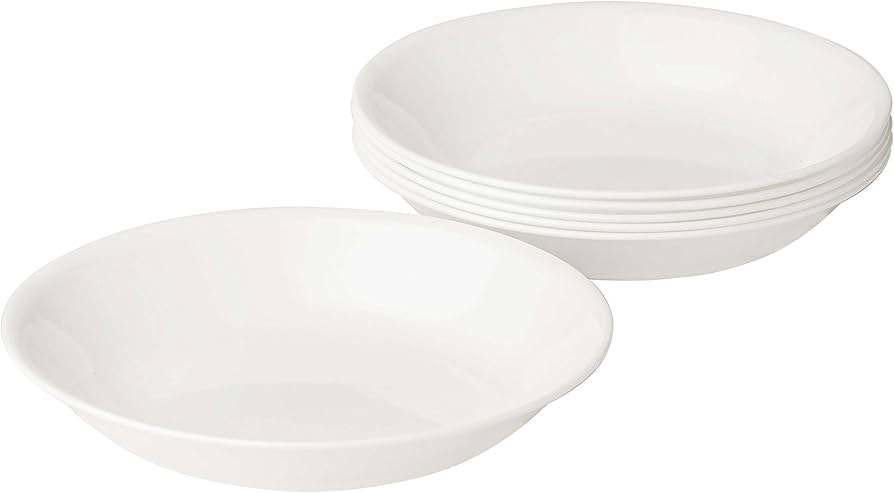 Amazon.com | Corelle Winter Frost White 20 oz Pasta Bowl Pack of 6