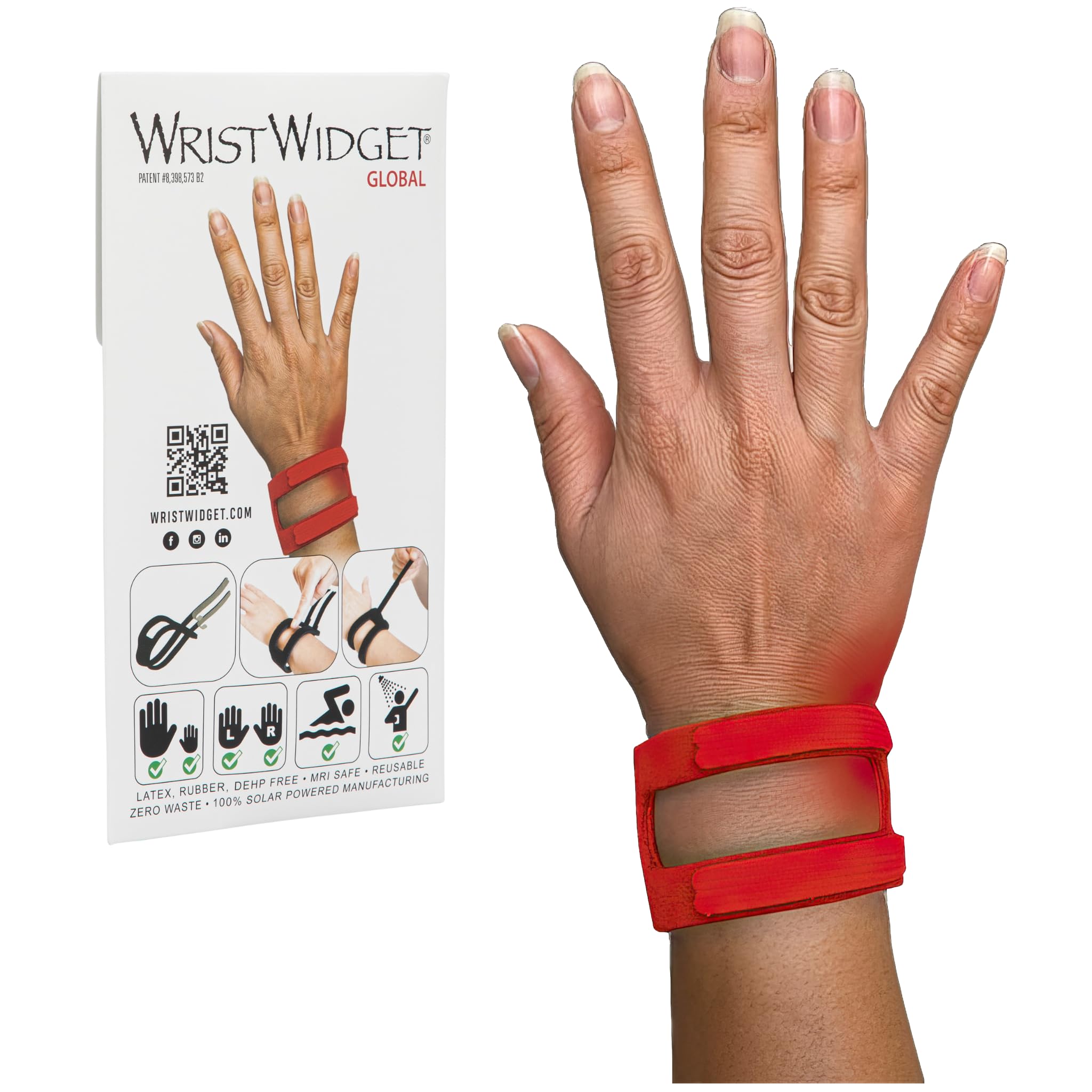 Amazon.com: WristWidget® (Red) Adjustable Wrist Brace for TFCC