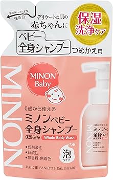 Amazon.co.jp: MINON(ミノン) ベビー全身シャンプー 詰替用 300mL