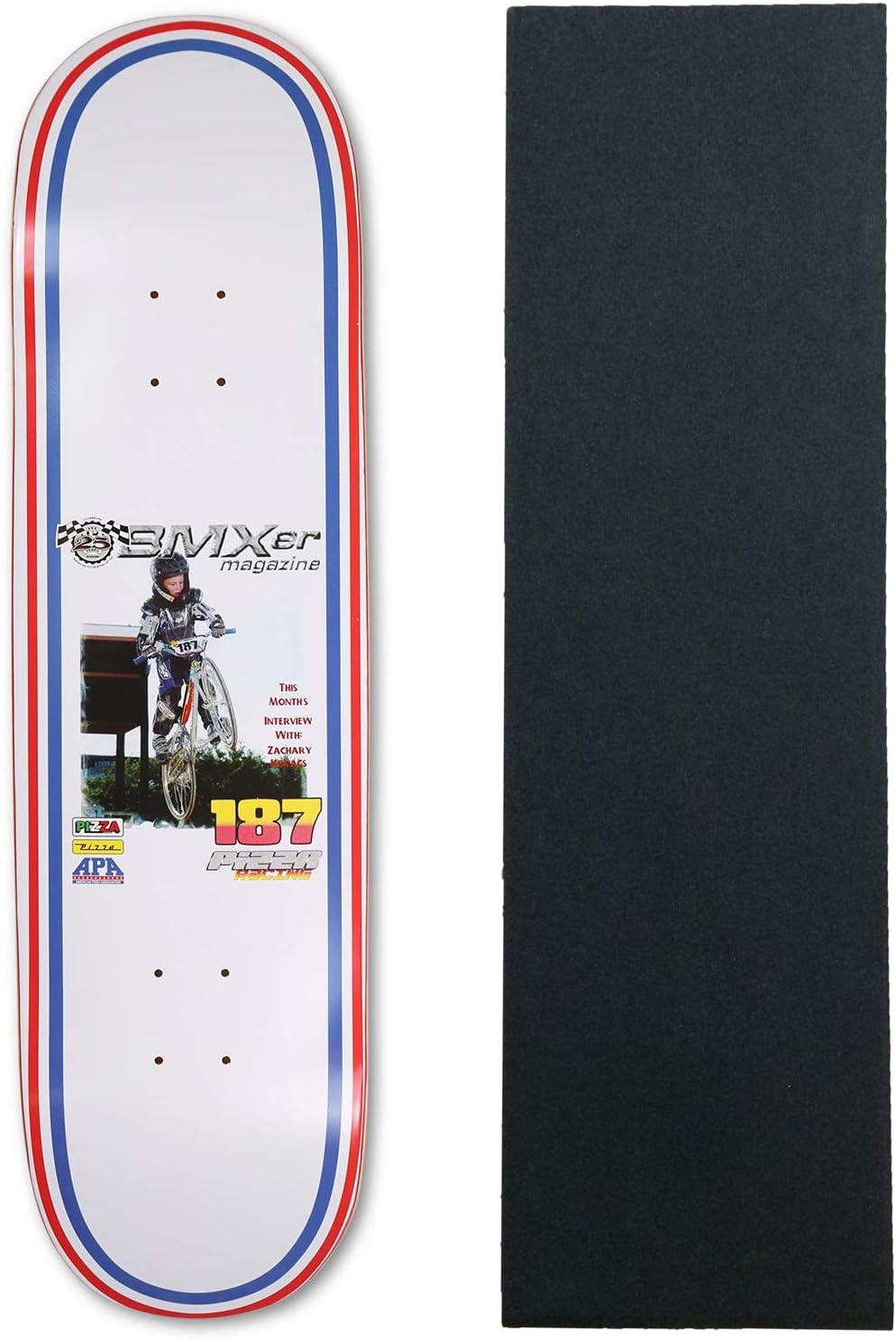 新品 PIZZA STENCIL LOGO DECK 8.25 ピザ スケボー