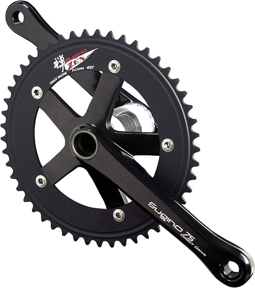 Amazon | スギノ（SUGINO）ZEN144-DD75-2 51T-165mm BLACKZEN144ｷﾞﾔ