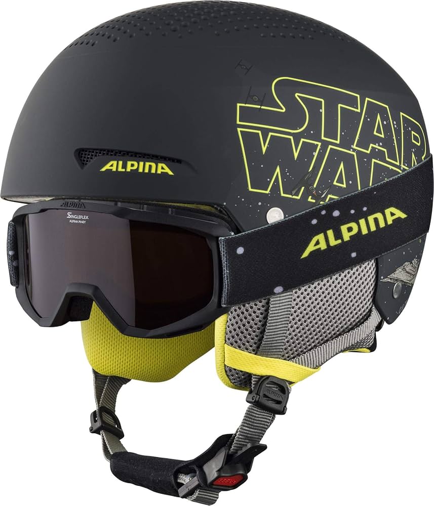 Amazon | ALPINA ユニ - 子供、ズポディズニーセットスキーヘルメット
