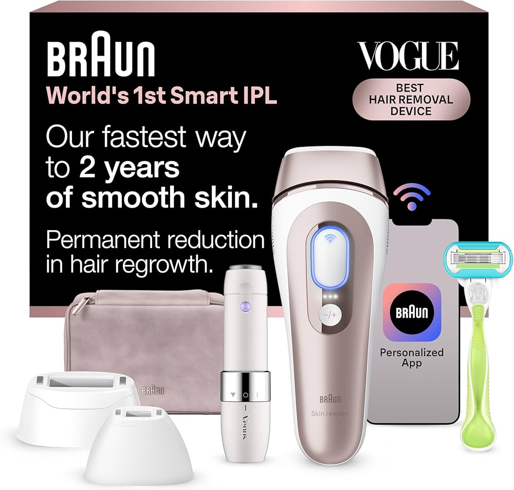 Amazon.com: Braun Smart IPL, Skin i·Expert Pro 7: at Home Laser