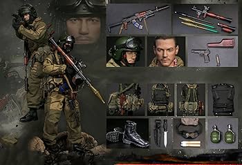 Amazon.co.jp: 1/6スケール ミリタリーアクションフィギュア ロシア軍