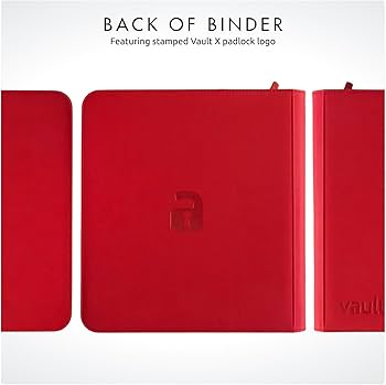 Amazon.com: Vault X 12 XL Pocket Trading Card Zip Binder - 624