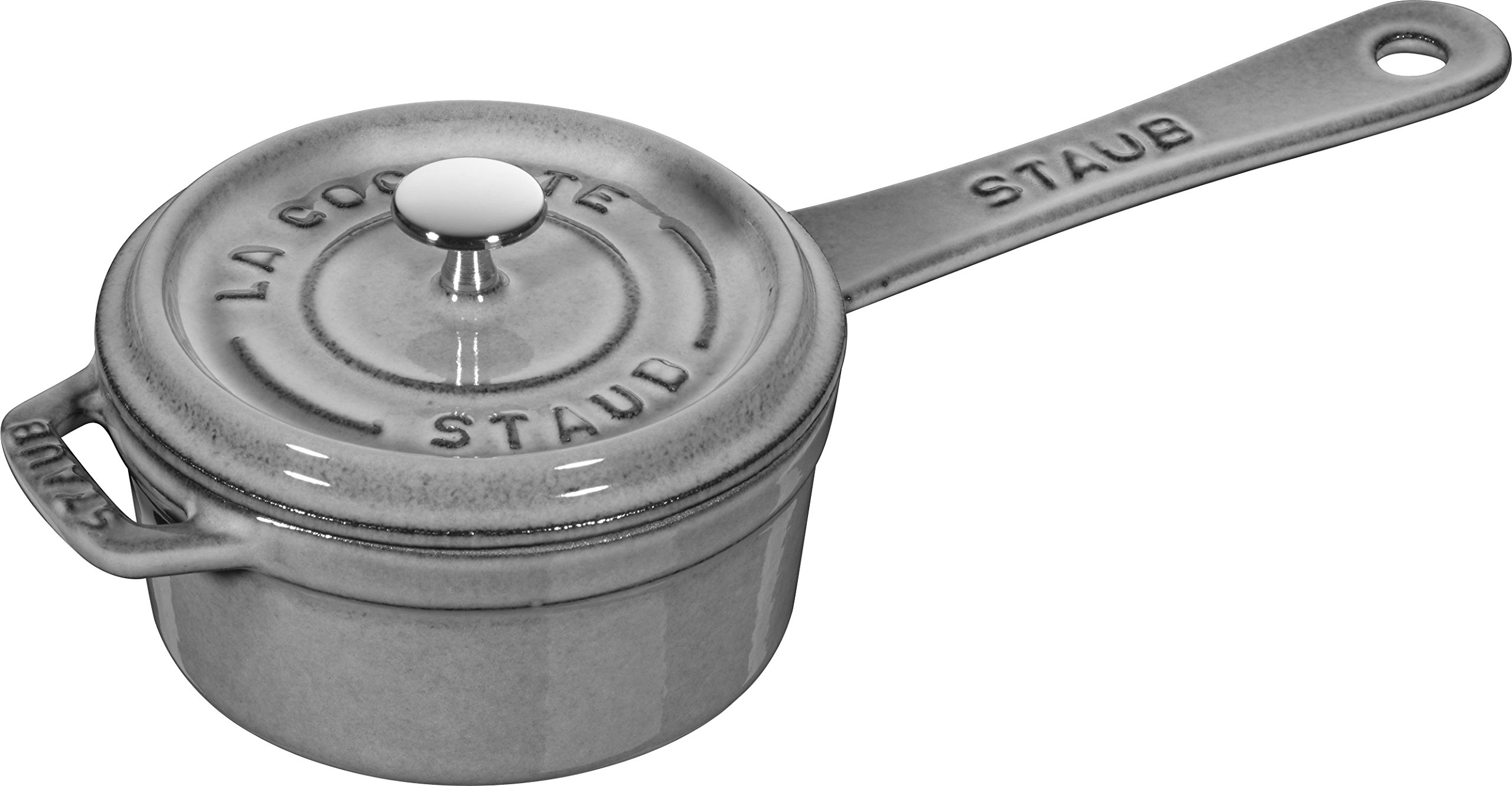 Amazon｜ストウブ(Staub) 「 スモール ソースパン グレー 10cm 」 片手