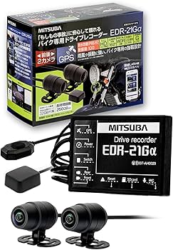 Amazon.co.jp: Mitsuba EDR-21Gα Motorcycle Dash Camera, Full HD 2