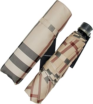 Amazon | [BURBERRY] [バーバリー] 婦人 レディース 折り畳み 傘 雨傘