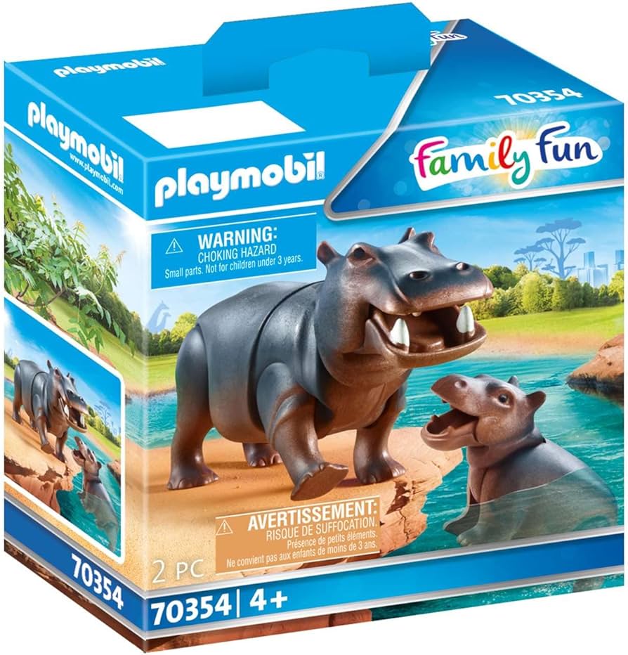 Playmobil Hippo with Calf : Amazon.ca: Toys & Games