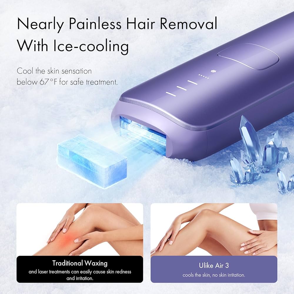 Amazon.com: Ulike Laser Hair Removal for Women and Men, Air 3 Ice
