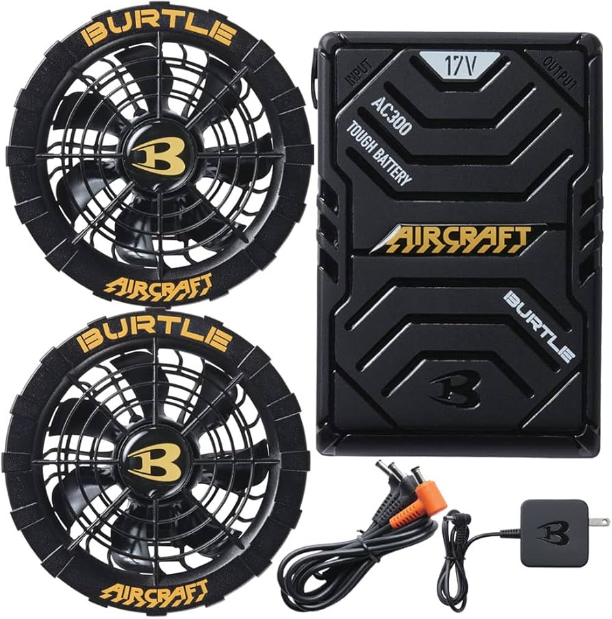 バートル17vバッテリーファンセット