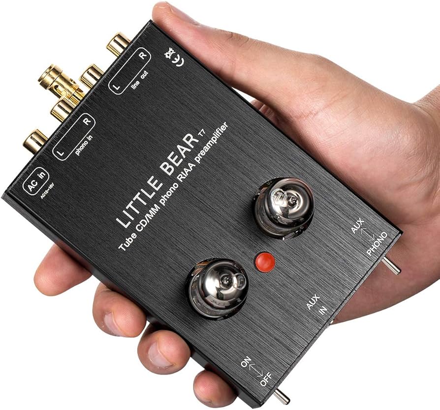 Amazon | Little Bear T7真空管フォノプリアンプ、MMターンテーブル