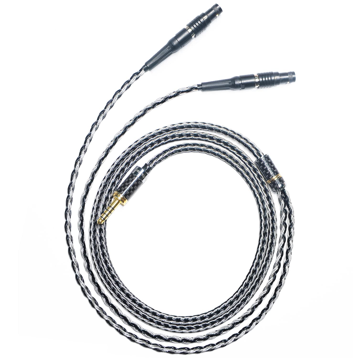 Amazon | GUCraftsman 16株 7N単結晶銅+7N単結晶銀混合編組ヘッドホン